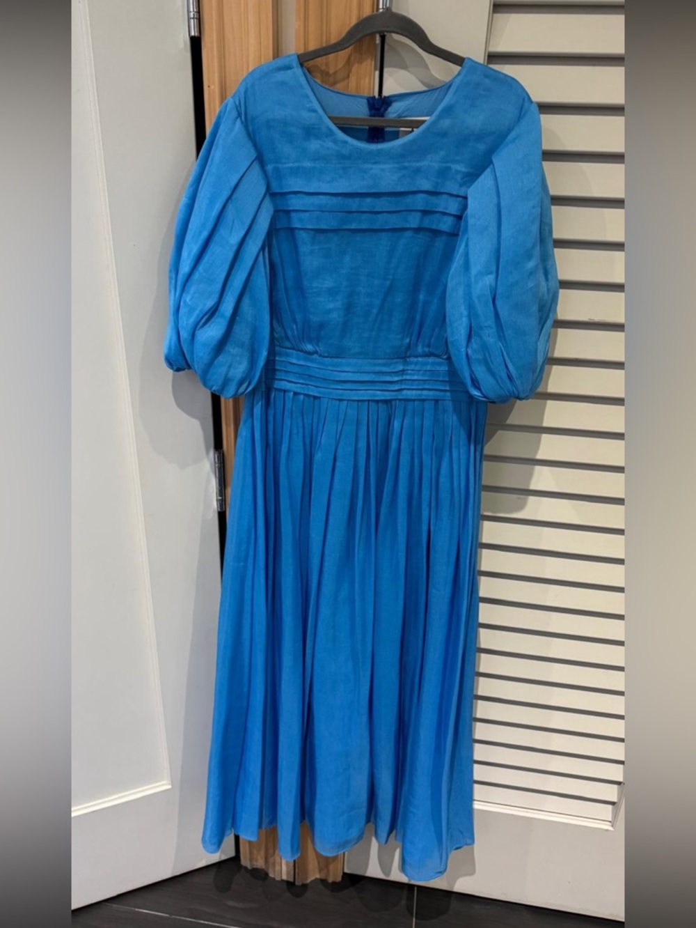Aje Blue Midi Dress